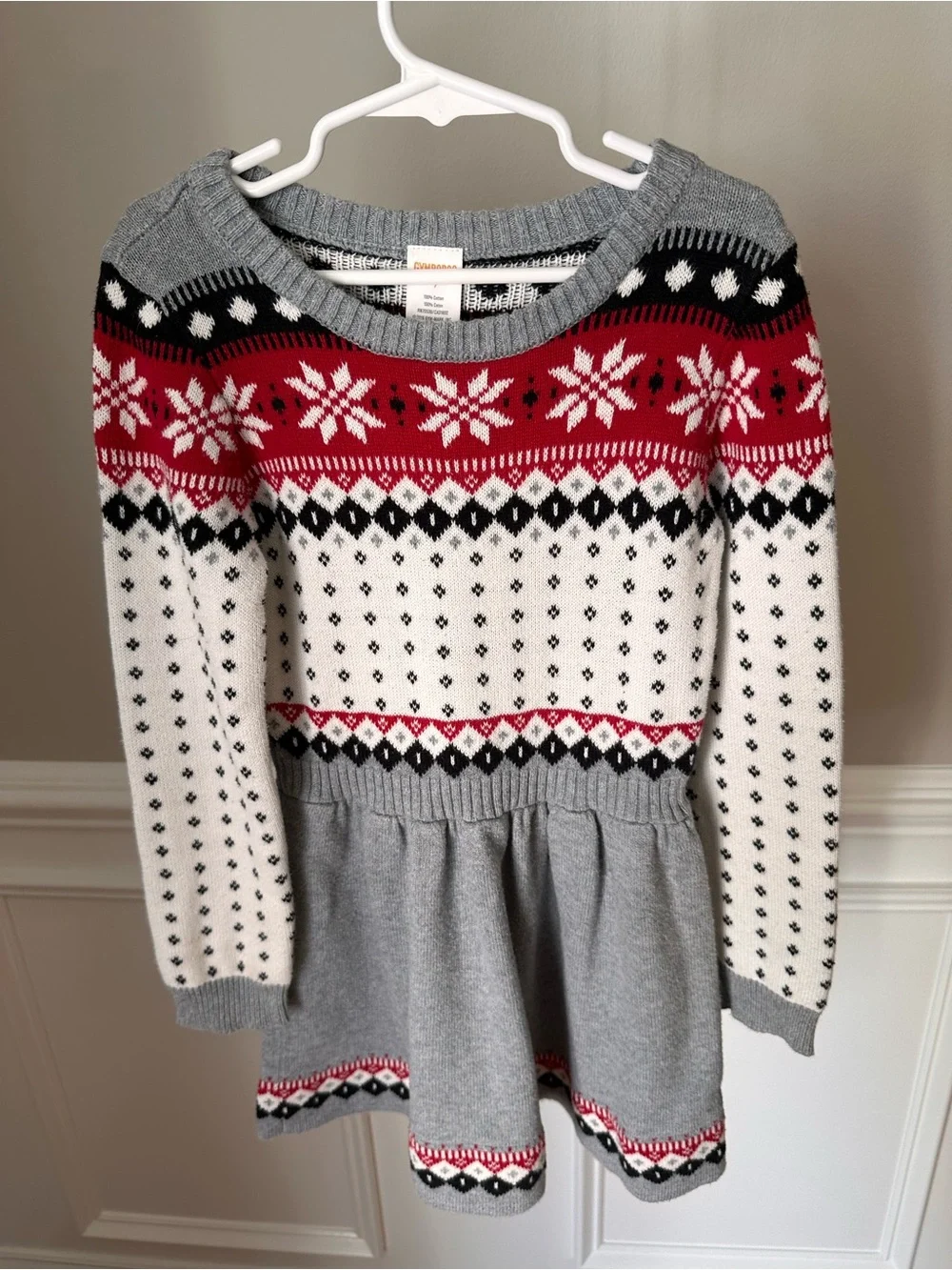 Gymboree Fair Isle Dress size 7